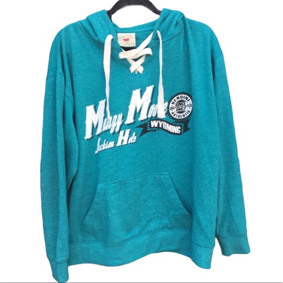 Retro vision Apparel Tops - Mangy Moose Jackson Hole Hoodie